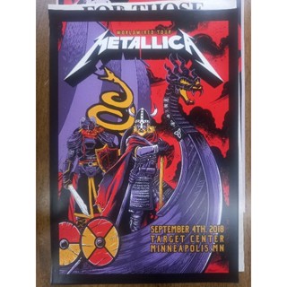 โปสเตอร์วงดนตรีติดผนัง Metallica