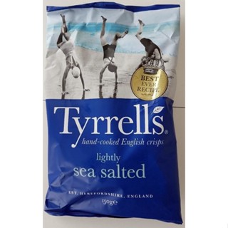 Tyrrells Lightly Sea Salted Chips 150gTyrrells Chips Légèrement Salées 150g