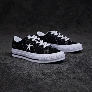 รองเท้าผ้าใบ Converse One Star Stussy หนังกลับ พร้อมกล่อง สินค้าส่งในไทย