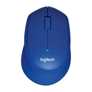 LOGITECH M331 BLUE WIRELESS SILENT PLUS CORDLESS MOUSE (เม้าส์ไร้สายไร้เสียงคลิก)