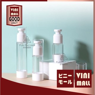 【สินค้าคุณภาพดี】VINIMALL ขวดแบ่งของเหลวพกพา ขวดใส่ครีม ขวดสเปรย์ ขวดปั้ม ขวดแบ่ง ขวดใส่โลชั่น ระบบสูญญากาศ G30 ขวดสีใส