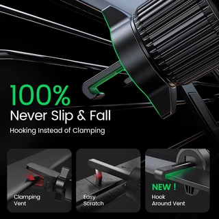Ugreen ที่วางโทรศัพท์ในรถยนต์ ขาตั้งช่องแอร์ในรถยนต์ สําหรับ Xiaomi Samsung iPhone 12 13 14