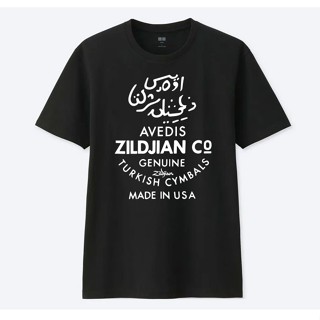 ZILDJIAN MUSIC T SHIRT DRUM เสื้อยืด กลอง วงดนตรี นักดนตรี SIZE M-3XL COTTON100%เสื้อยืด