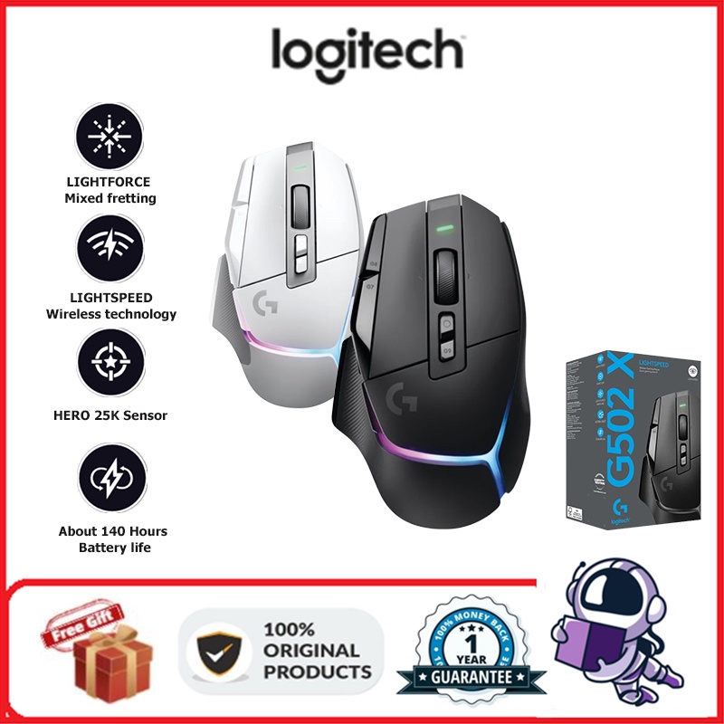 Logitech G502 X LightSpeed Wireless Gaming Mouse 25600DPI Gaming Mouse