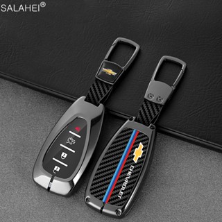 เคสกุญแจรีโมทรถยนต์ คาร์บอนไฟเบอร์ สําหรับ Chevrolet Chevy Malibu Camaro Cruze Traverse Spark Equinox Sonic Volt Bolt Aveo Trax Prism Impala