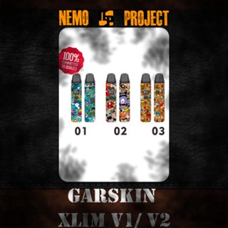 สติกเกอร์ SKIN XLIM V1/ V2 GARSKIN แบบกําหนดเอง