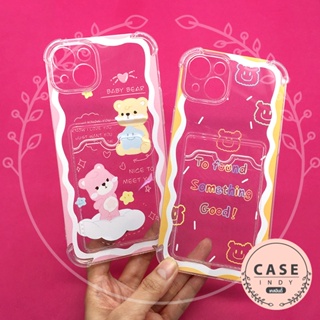 เคส Oppo A16เคสนิ่มใสมุมกันกระแทกกันกล้อง TPU ด้านหลังมีช่องใส่การ์ด