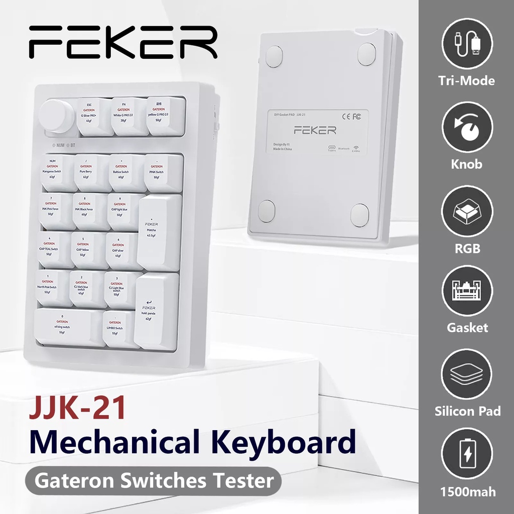 #แป้นพิมพ์เชิงกลDIY
#ชุดDIYแป้นพิมพ์
#แป้นพิมพ์NumPad
#แป้นพิมพ์ปะเก็นเมาท์
#FEKERJJK21