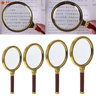 Blliss 70/80/90/100mm Handheld 10X HD Magnifying Glass Lens Portable  Reading Jewelry Magnifiers