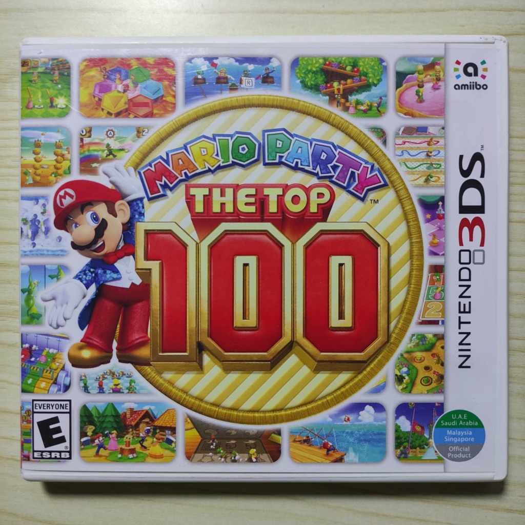 (มือ2) Nintendo​ 3ds​ -​ Mario Party The Top 100​ (us)​