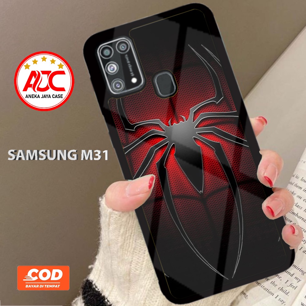 เคส Samsung M31 เคส Spider เคส Samsung M31 Cassing 2d Hardcase Softcase Glossy