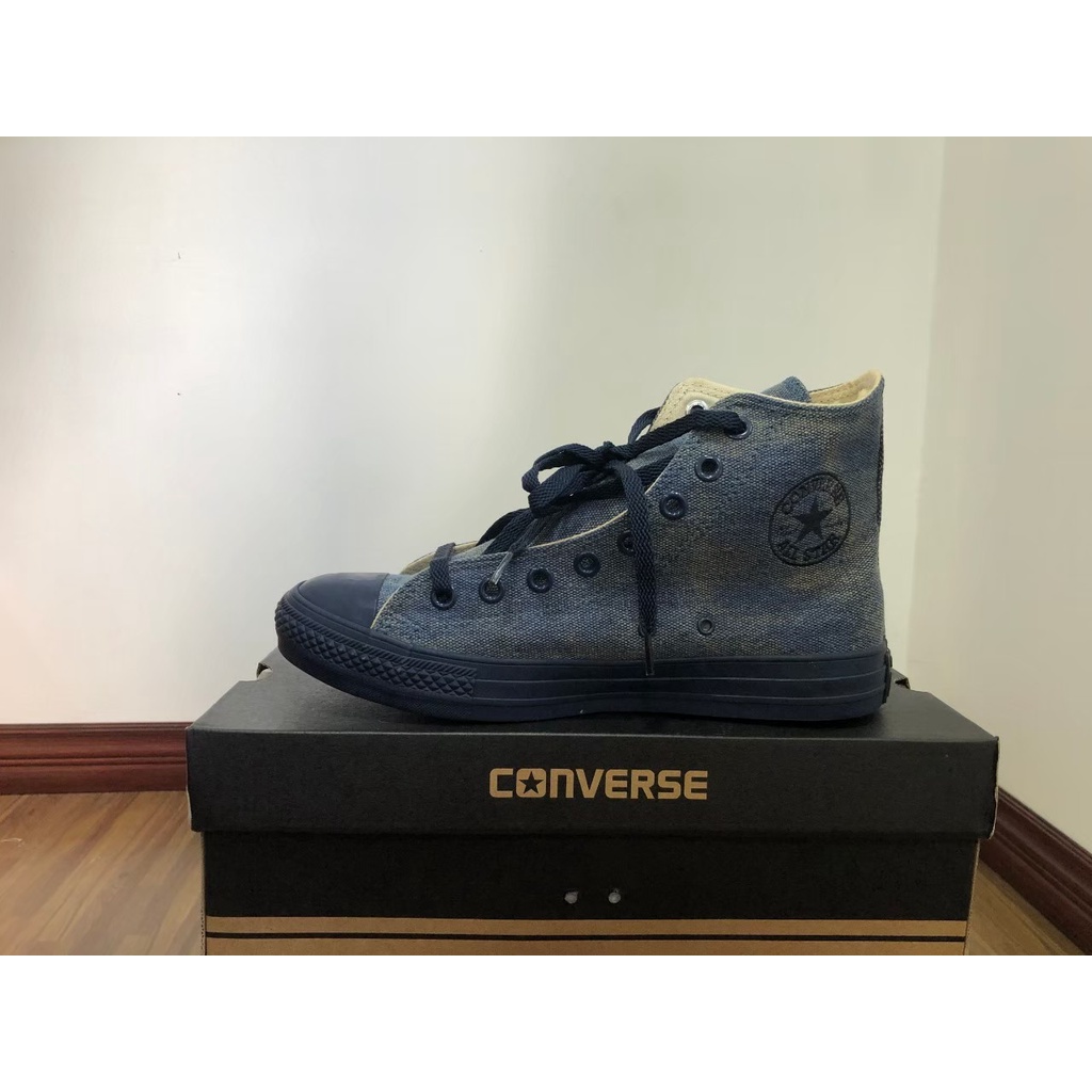 รองเท้า Converse all star รุ่น Converse134: 11-110HD MBL สีฟ้า งานแท้100% โปรโมชั่นลดราคา 40%