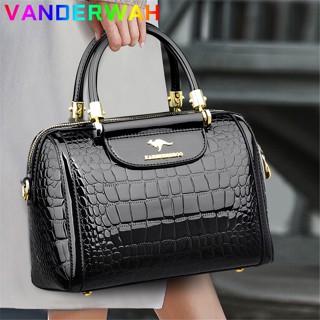 Luxury Patent Leather Handbags for Women Designer Crocodile Pattern Women&amp;#39;s Shoulder Crossbody Bag New Ladies Messen