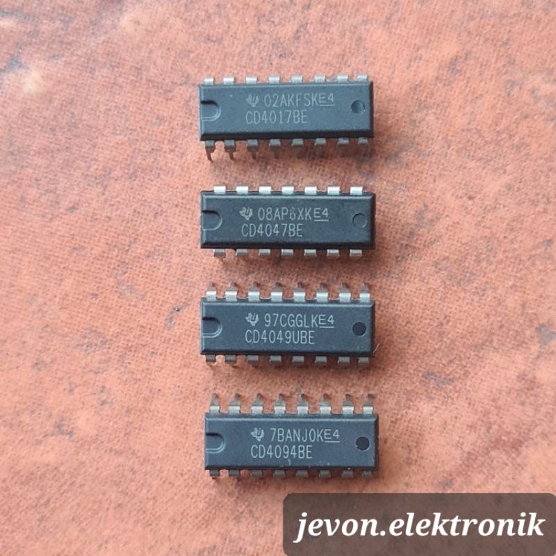 IC ทรานซิสเตอร์ CD 4017 4047 4049 4094 BE EUBE Original CD4017 CD4047 CD4049 CD4094 เดิม