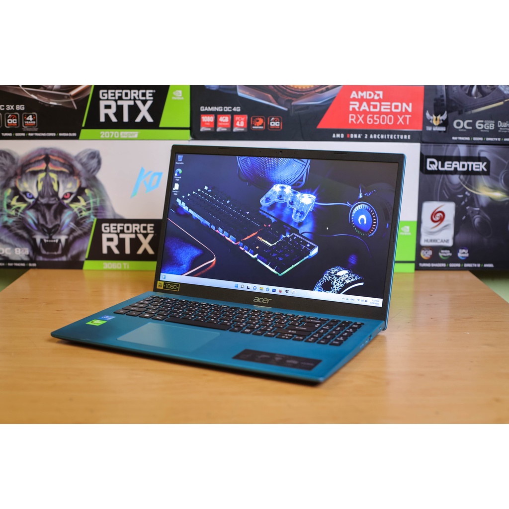 โน๊ตบุ๊คมือสอง Acer Aspire 3 มีรอยน้ำยากัดสีเครื่อง