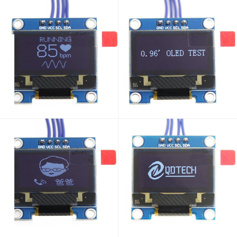 โมดูลหน้าจอ LCD LED 0.96 นิ้ว IIC I2C Serial GND 128X64 OLED SSD1306 สําหรับ Arduino Kit