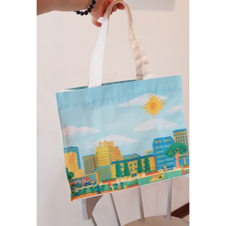 กระเป๋าผ้า Anessa summer city tote กระเป๋าพรีเมี่ยม