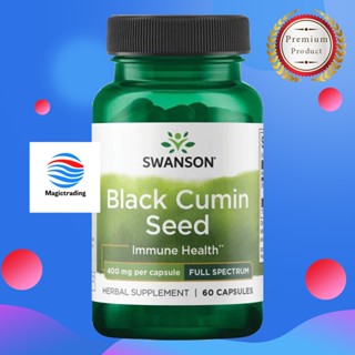 Swanson Premium Black Cumin Seed 400 mg / 60 Caps