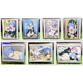 [Anime Bushiroad 0196] Sleeve Collection Re:Zero Rem , Ram , Emilia - สลีฟการ์ด,ซองการ์ด,ซองใส่การ์ด (JP)