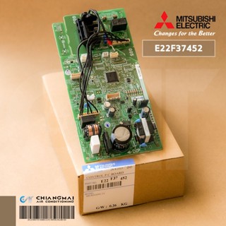 E22F37452 แผงวงจรแอร์ Mitsubishi Electric แผงบอร์ดคอยล์เย็น แอร์มิตซูบิชิ รุ่น MS-SGF24VC-T1 อะไหล่แอร์ ของแท้ศูนย์