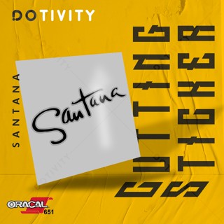 สติกเกอร์ตัด SANTANA