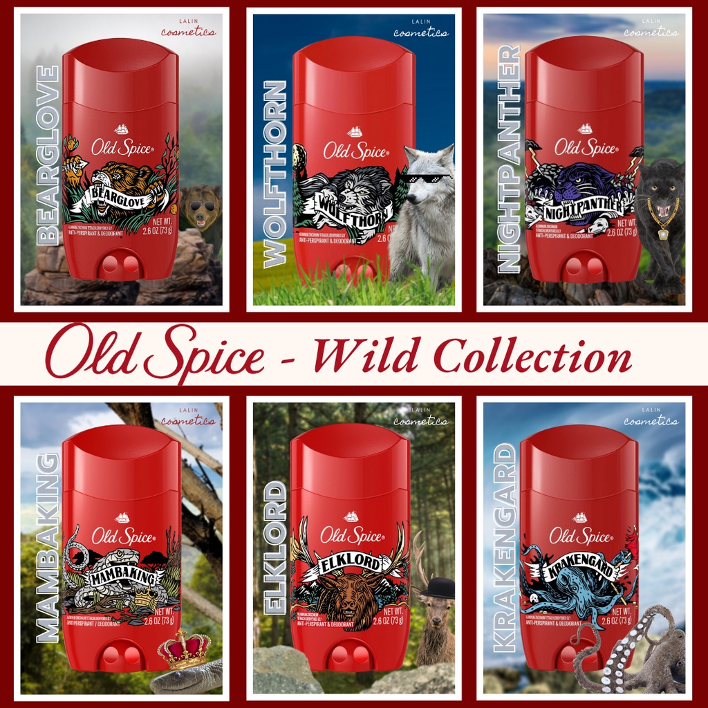 Old Spice Wild Collection โรลออน ระงับกลิ่นกาย ปกป้องนาน 48 ชม. [ของแท้ 100%][สินค้านำเข้าจาก USA]