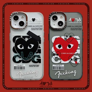 เคสโทรศัพท์มือถือ ลายกราฟฟิตี้ PLAY CDG สําหรับ iphone 14 Pro Max i14 plus 13 Pro Max i13 13pro 11 Pro Max i11 12Pro 12 Pro Max