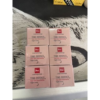 BSC TIME DEFENCE NANO EXTRA REJUVENATING NIGHT CREAM 4ml. 1กระปุก