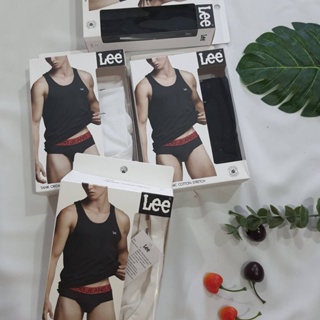 LEE แท้ 100% ใน Shop ยังขายอยู่ เสื้อกล้ามผู้ชาย รุ่น LEL1805001 สีขาว - ดำ ราคา490.- ผ้านิ่มยืดหยุ่นดี COTTON Spendex