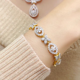 สร้อยข้อมือเพชร ดีไซน์หยดน้ำ HD132H300