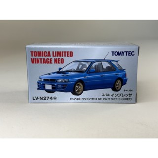 Subaru Impreza Sports Wagon WRX STi Ver.VI Blue LV- N274a Scale 1:64 ยี่ห้อ Tomytec