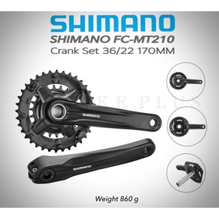 จาน SHIMANO MT210 36/22 170MM Crankset 2x9-speed (ไม่มีกะโหลก)