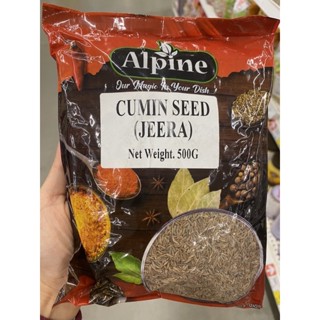 เมล็ด ยี่หร่า ตรา อัลไพน์ 500 G. Cumin Seed ( Jeera ) Alpine Brand คูมิน ซีด