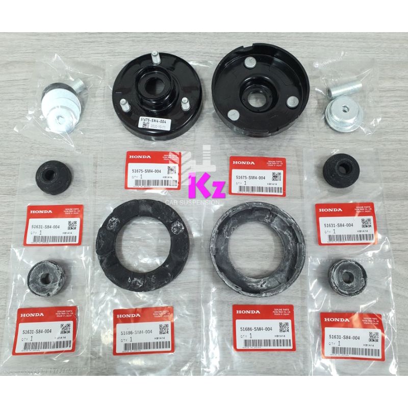 HONDA ACCORD SM4 SV4/ODYSSEY RA1 RA2 RA3 8 IN 1- ด้านหน้า ABSORBER MOUNTING/ COIL RUBBER SPRING RUBB