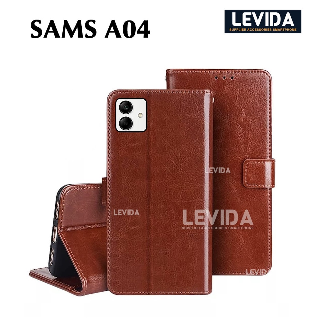 Samsung A04 Samsung A04S Samsung A23 Samsung M23 Samsung A13 5G Flip Cover Leather Case Leather Book