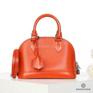 LOUIS VUITTON ALMA BB ORANGE EPI LEATHER SHW