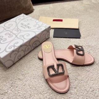 รองเท้าแตะ Valentino รองเท้าแตะแบรนด์เนม รองเท้าแตะผู้หญิง Hiend 1:1 ไซส์ 36-40 ทักในแชท