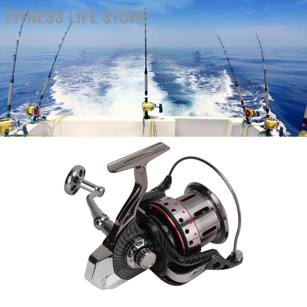 Fitness Life Shop Spinning Fishing Reel 4.7:1 Ratio 14+1BB Metal Wheel for Saltwater Freshwater Long Shot Outdoor #8
