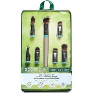 [ของแท้ 100%] ECOTOOLS TOTAL RENEWAL EYE KIT 7 BRUSH HEADS FOR ANY EYE LOOK