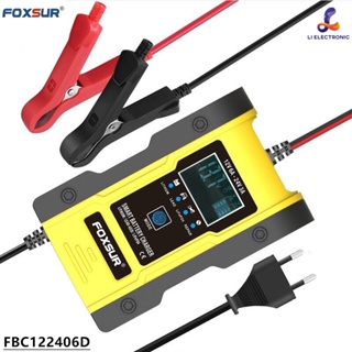 FOXSUR FBC122406D เครื่องชาร์จแบตเตอรี่ 12V 6A /24V 3A (FOXSUR 122406D )