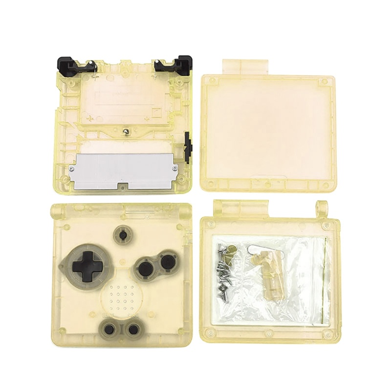 Ba Clear ฝาครอบป้องกันเคสเปลือกหอยสําหรับ Gameboy Advance SP สําหรับ GBA SP