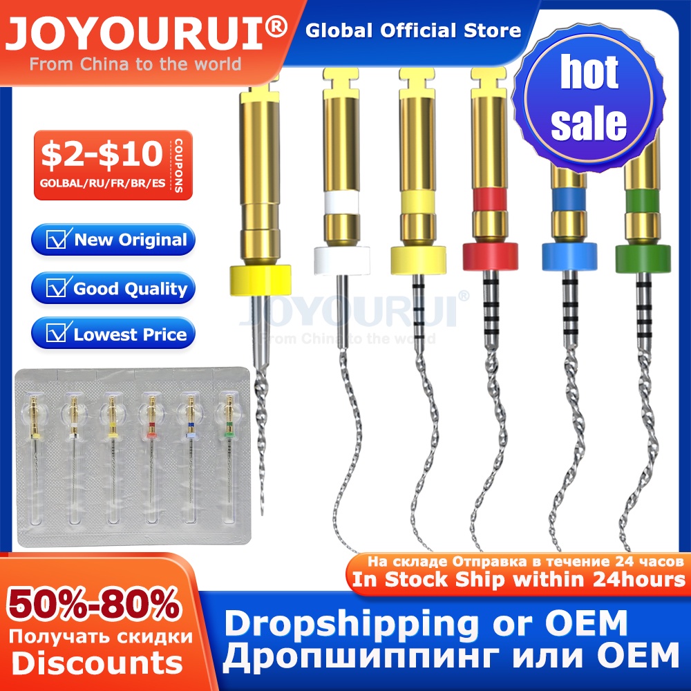 10/5/1 BOX Dental Rotary Endodontic Files Heat Activated Canal Root Files SC/25/31mm Root Canal Trea