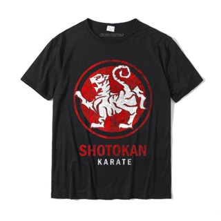 Classic Shotokan Karate Men Camisas Hombre Tops Tees New Coming Normal Cotton Mens T Shirts Happy New Year Normal