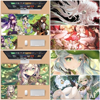 Nahida Mouse Pad Genshin Impact Keyboard Pad Klee Animation Table Pad Zhongli New Grass God Venti Game Raiden Shogun shadow Anti-slip Dori Rubber Cushion ACGN anime Lesser Lord Kusanali Gift The Great Lord Rukkhadeva Laptop Computer