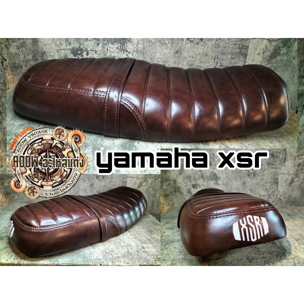เบาะแต่ง yamaha xsr155 เบาะตรงรุ่น yamaha xsr สำหรับรถมอเตอร์ไซต์สไตล์วินเทจ คาเฟ่ รุ่น yamaha xsr
