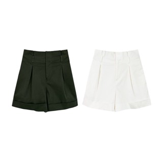 MUMA HIGH WAIST PLEATED SHORTS (LBB15)