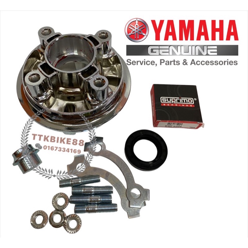 LC135 V1~V8 SPROCKET HUB CHROME & STD HUB ซีลน้ํามัน+SCREW+BEARING+BUSH