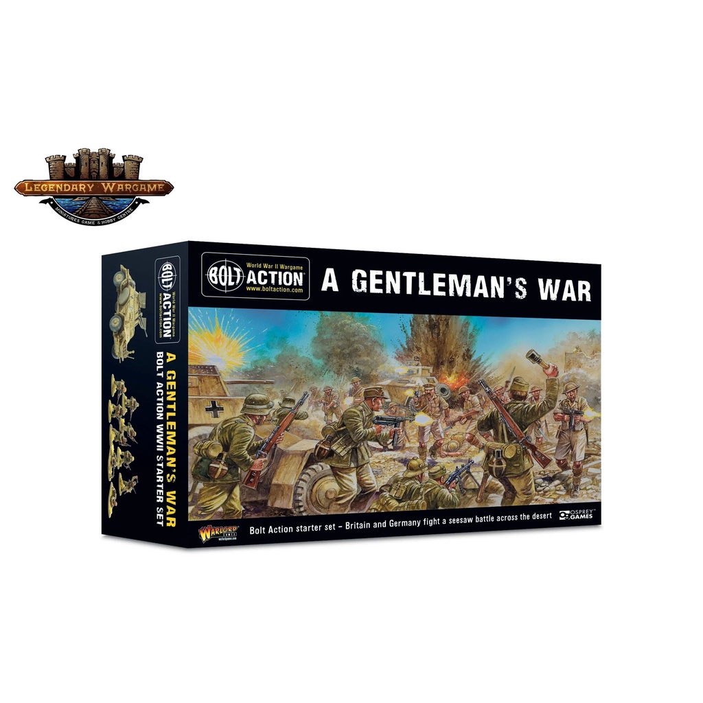 [พร้อมส่ง] WARLORD GAME: A Gentleman's War - Bolt Action starter set โมเดลหารเกมจำลองการรบ
