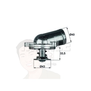 TI 22 87 วาลว์น้ำ+เสื้อ BENZ อ M111 / C180-220 W202 W210 Musso 2.3 1112000315 (ยี่ห้อ MAHLE)