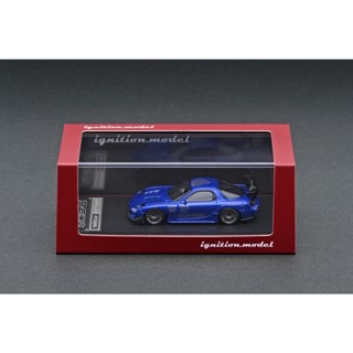 Ignition Model IG1951 1:64 Mazda RX-7 FD3S RE Amemiya Blue Metallic RESIN SCALE MODEL CAR